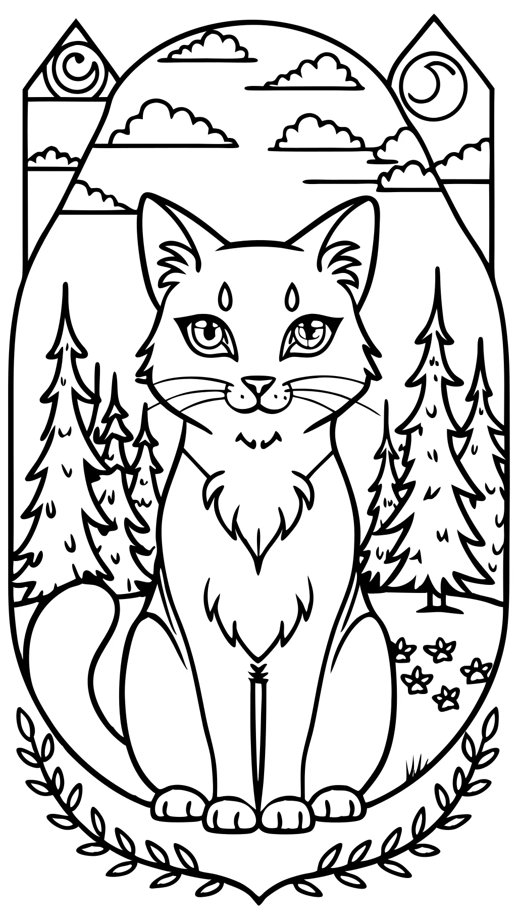 warrior cats coloring pages